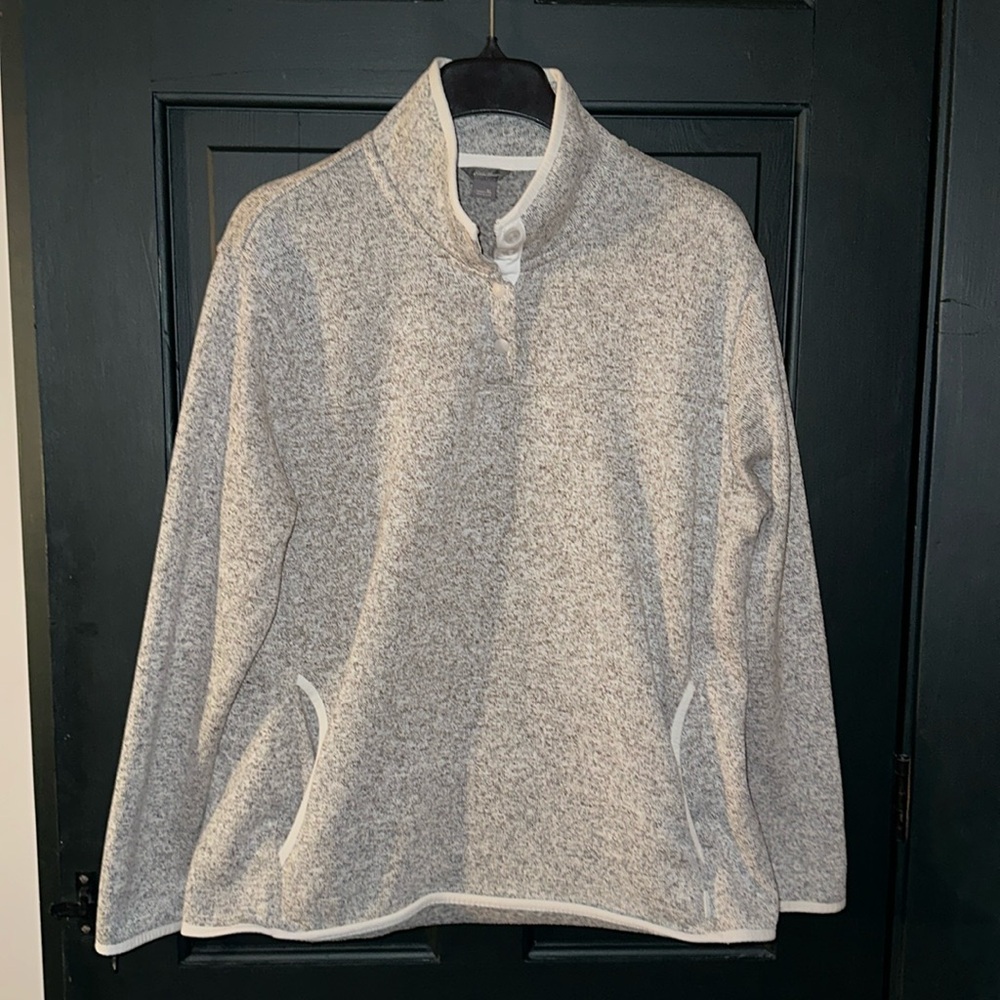 Eddie Bauer grey Henley size XL